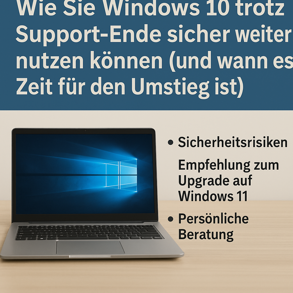 Wie man Windows 10 nach dem offiziellen Support-Ende weiterhin nutzen kann